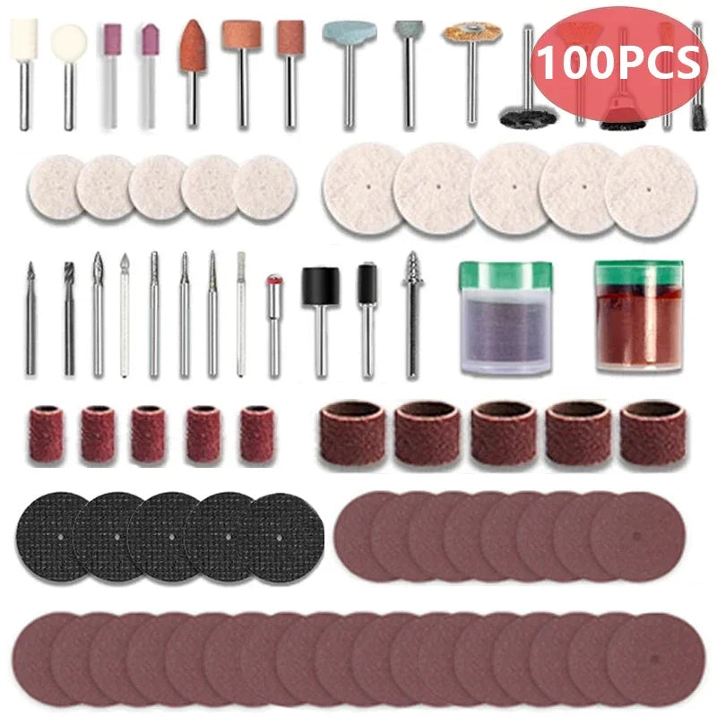 Rotary Tool Accessories For Sanding Polishing Grinding Tool Abrasive Tools Wood Metal Engraving For Dremel Accessories - MM10
