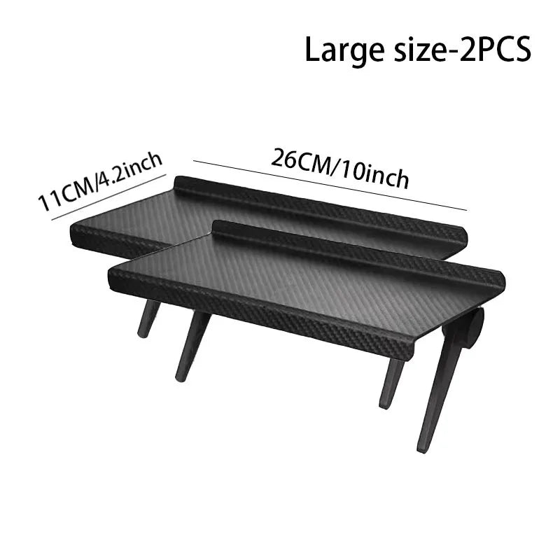 TV Screen Top Storage Shelf Adjustable Computer Monitor Desktop Screen Top Storage Rack Router Shelf Rack Home Organizer - B-