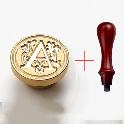 2PCS clear sealing stamp head wax seal craft supplies wax seal stamp and handle stamp scrapbooking supplies craft HCZ0106 - H