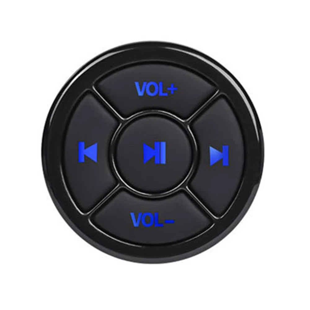 Wireless Bluetooth 5.0 Remote Controller Media Button Car Motorcycle Bike - Only Control