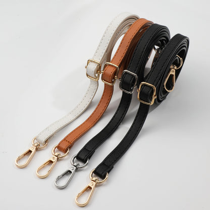 125CM Long PU Leather Bag Strap Accessories for handbags 1.2CM Wide Shoulder Bag Strap For crossbody Replacement Strap For Ba