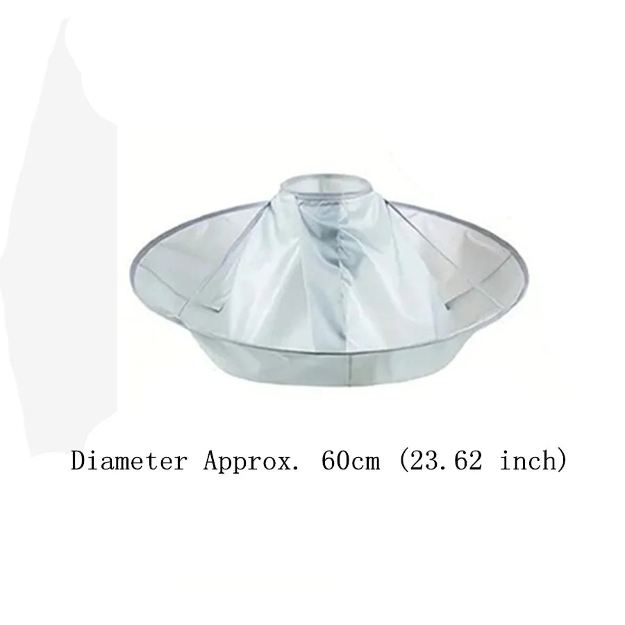1pc DIY Hair Cutting Cloak Umbrella Design Cover, Suitable For Salon Barber Cutting Cloak Wrap, Foldable Waterproof And Porta
