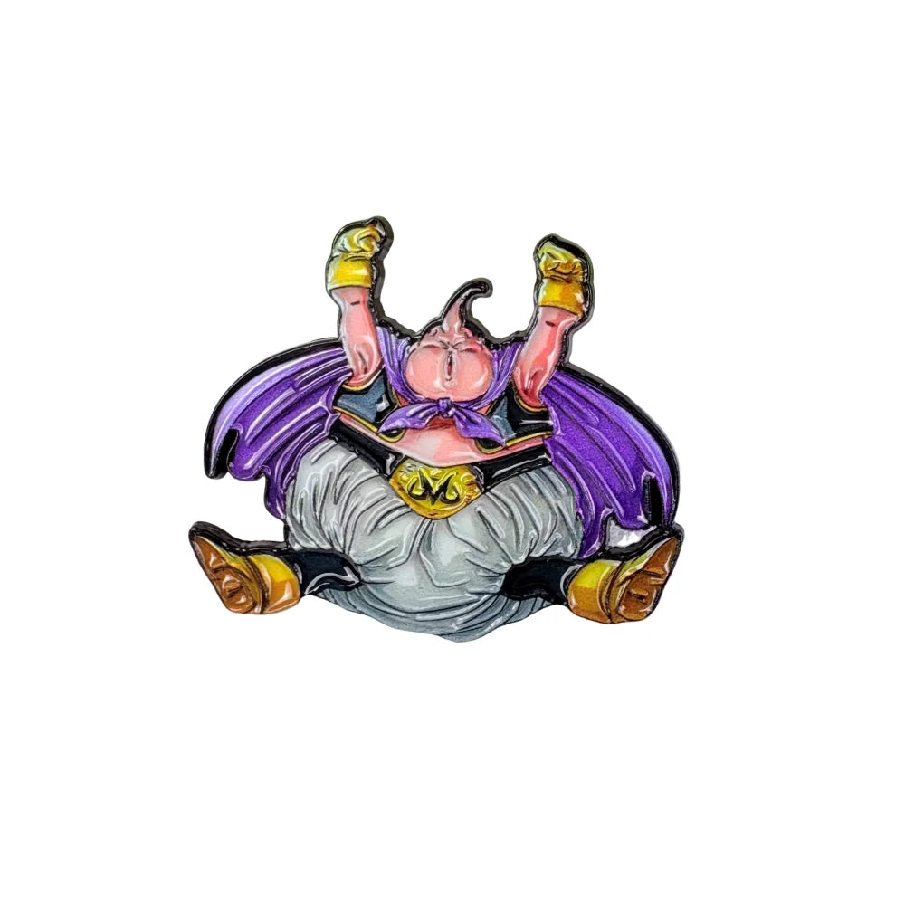 Anime Funny Cartoon Character Brooch Creative Enamel Pin Metal Badge Clothes Decorative Jewelry Gift for Friends - C-DB-16