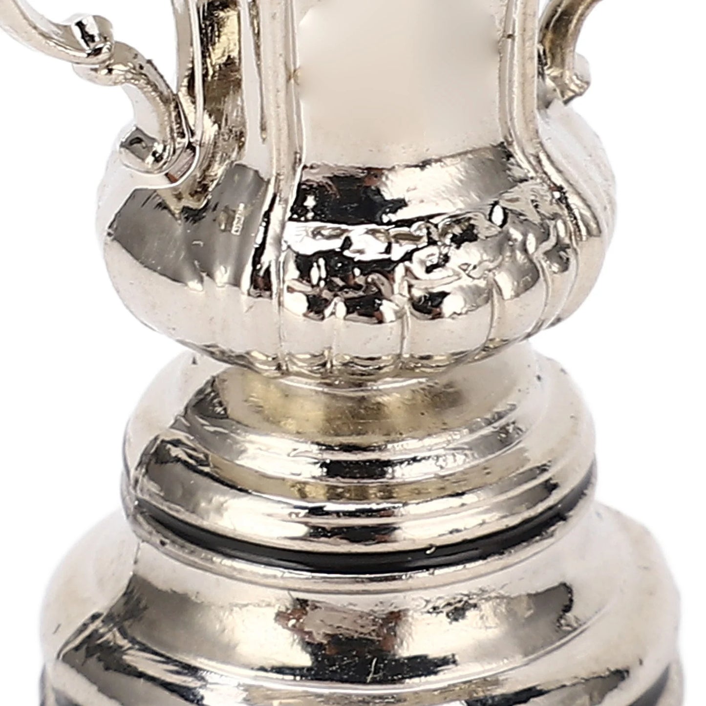 Football Trophy Decoration Mini Soccer Game Trophy Cup Model High Simulation Metal Football League Trophy Ornaments Decor