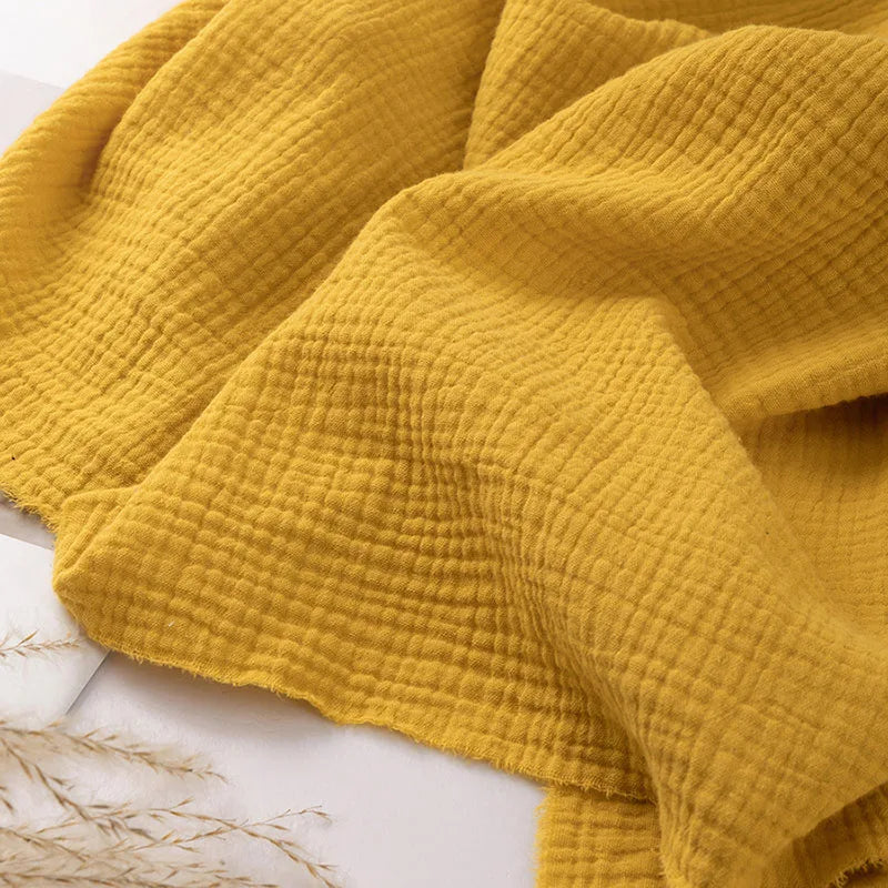 Double Gauze Cotton Fabric 100% Cotton for DIY Craft Sewing Material Dress Towel Bedding Sets Cheesecloth Table Runner Fabric