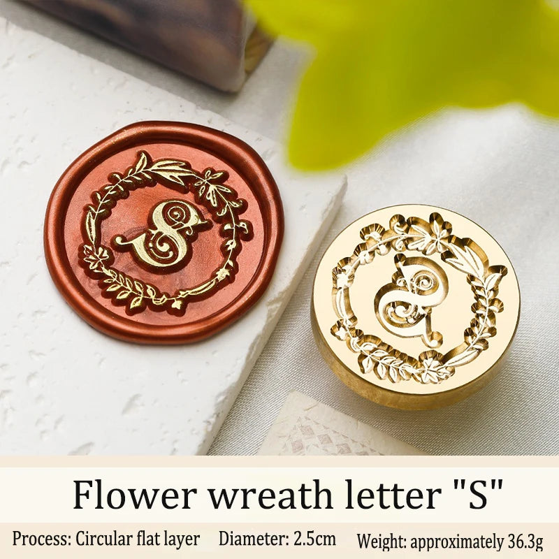 A-Z Seal Kit Sealing Wax for Stamp Head Letter Retro Stamps wax stamp for Wedding Logo for Print Set Wedding Craft Soaps Stam