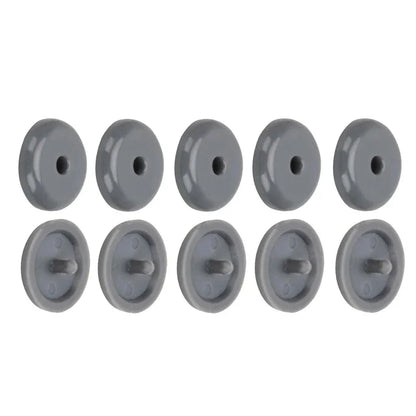5/10pcs Car Safety Seat Belt Stopper Buckle Auto Seat Belt Spacing Limit Stop Plastic Anti-slip Seat Belt Stop Button