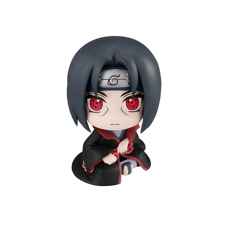 Action Figure Kakashi Q Naruto Anime Figure Toy Version Kawaii Sasuke Itachi Figurine Car Decoration Collection Model Toys