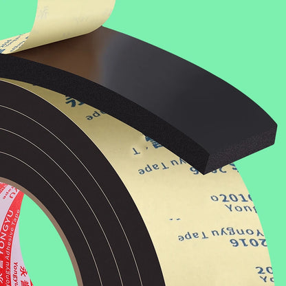 EVA Seal Foam Tape T Weather Stripping for Door and Window,High Density Single Sided Closed Cell Door Insulation Weather Stri