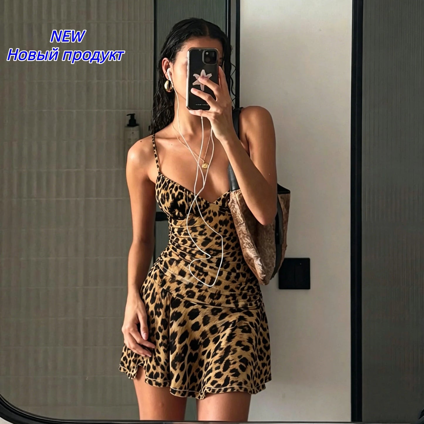 Y2k Vintage Slim Summer Women Sweet Ladylike Fashion Street Woman Dot Print Casual Simple Basic Sleeveless Dresses Female Chi
