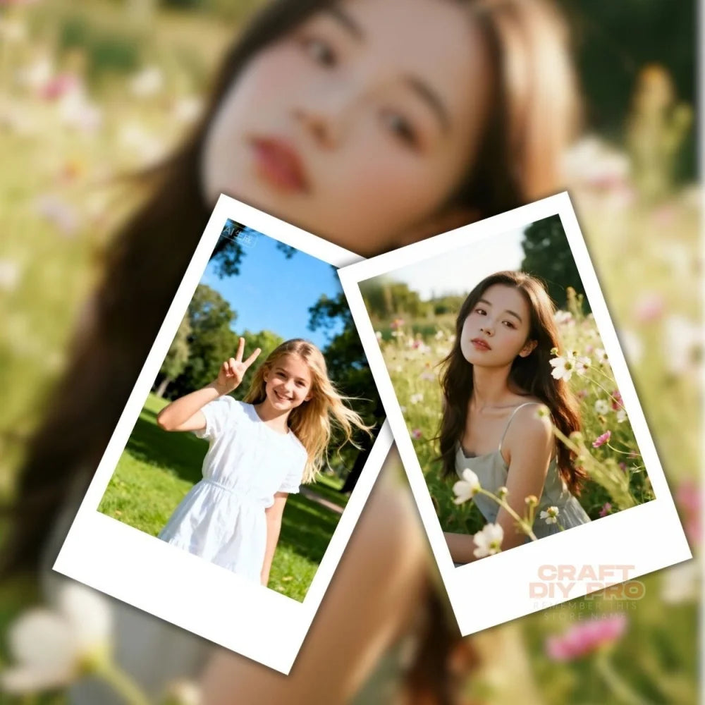 5Pcs Custom Polaroid Cards,High Definition, Souvenir Gift, Personalized Couple Photo,Custom Birthday,Christmas Anniversary Gi