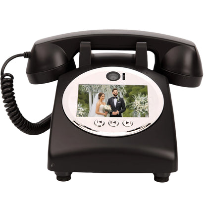 Wedding Audio Video Guestbook Phone Unique AV Guestbook Phone for Weddings Banquet Guest Video Sign-in Phone Party Wishes Vid