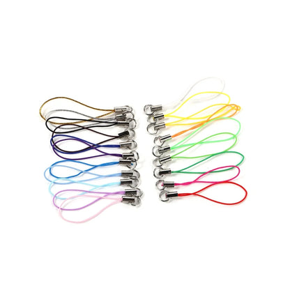 20/50/100Pcs Lanyard Lariat Strap Cords Lobster Clasp Rope Keychain Hooks Mobile Set Charms Keyring Pendant Key Ring Accessor