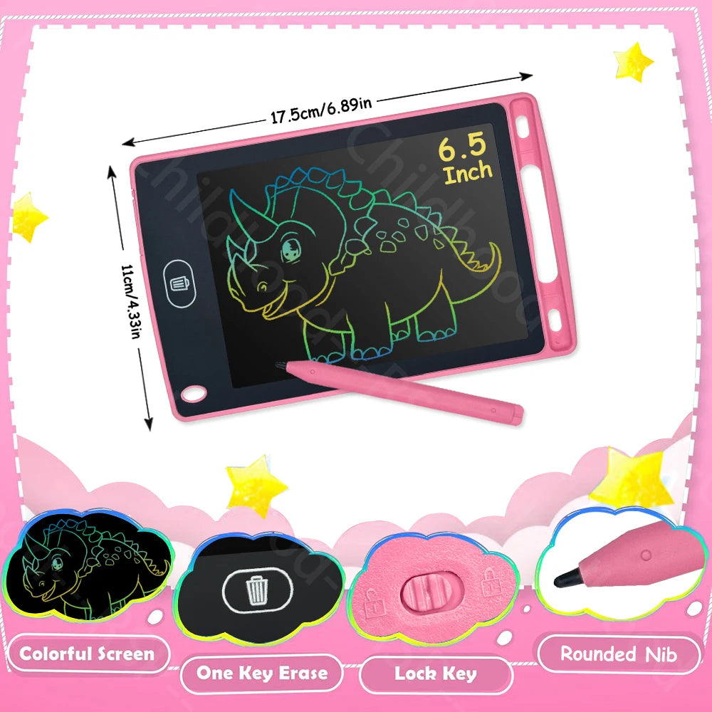6.5/8.5/10/12 Inch LCD Writing Tablet Electronic Drawing Board Doodle Sketchpad Handwriting Pad Toys for Kids Birthday Gifts 