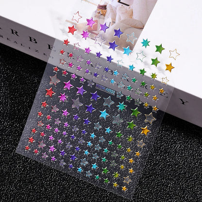 1PC 26-English Alphabet Number 3D Self-adhesive Nail Art Decal Sticker Word Small Letter Nail Decals Sticker Manicure Decorat