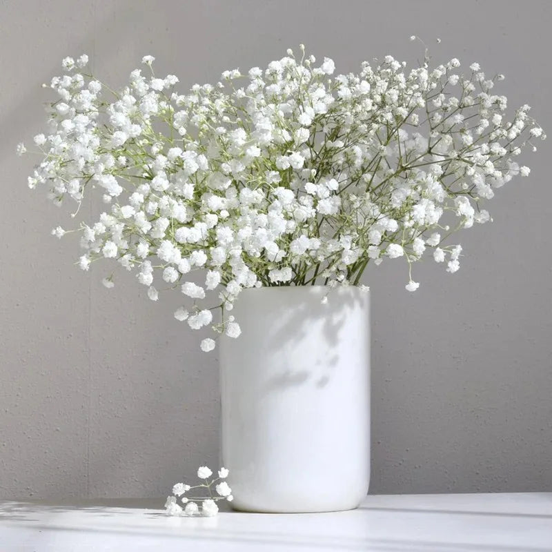 Artificial Plastics Gypsophila Flower Outdoor Garden Party Courtyard Home Vases Table Wedding Bridal Bouquet DIY Gifts Access