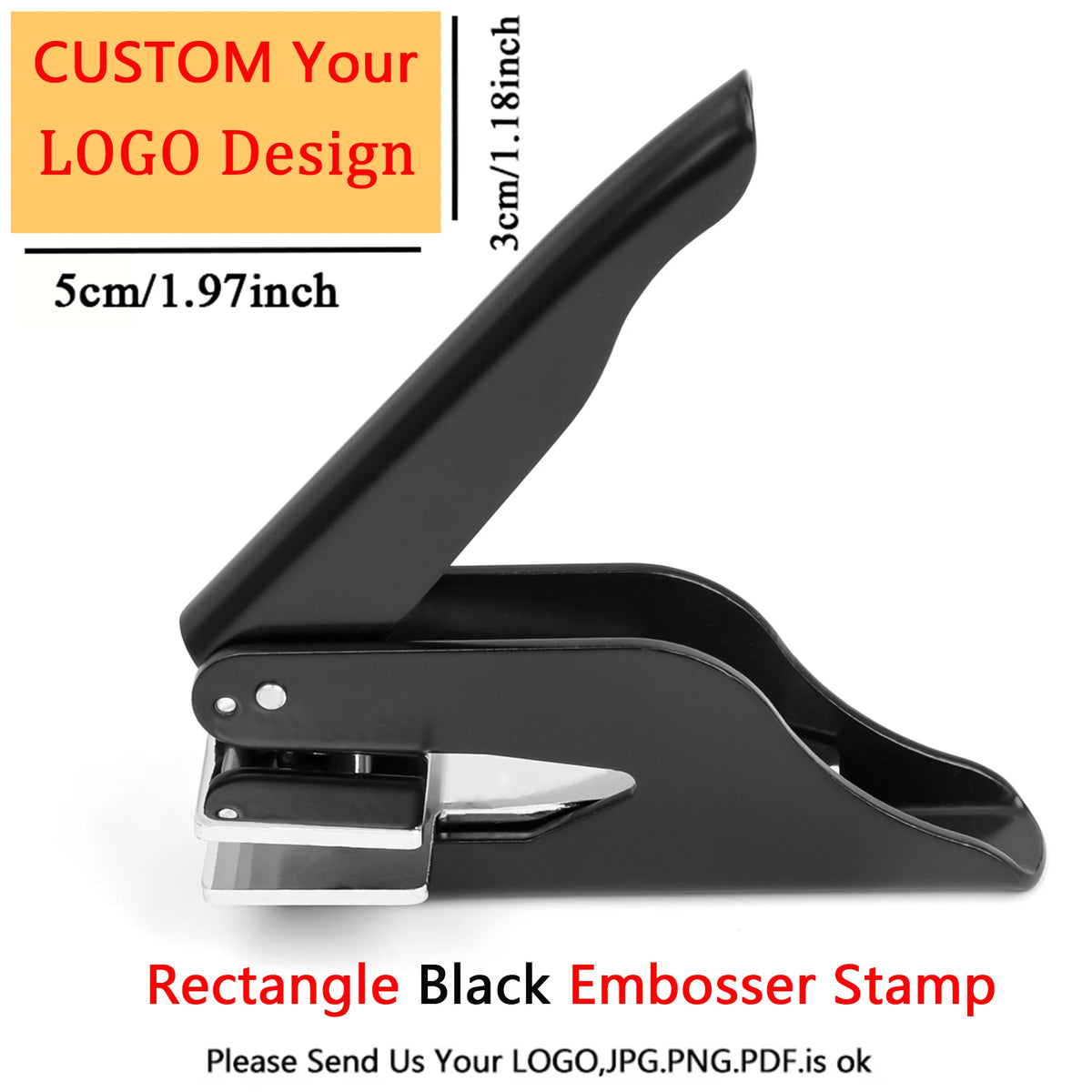 Personalized Book Embossers Stamp Custom Library Book Embosser with Name Logo Design Embossing Stamp Company Wedding Seals DI
