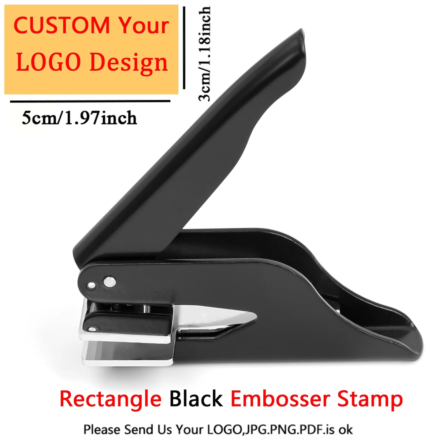 Personalized Book Embossers Stamp Custom Library Book Embosser with Name Logo Design Embossing Stamp Company Wedding Seals DI