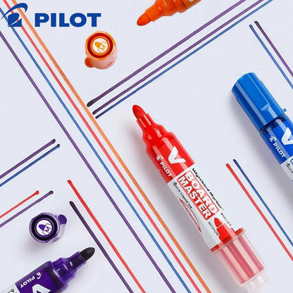 1PC Japan PILOT Whiteboard Marker WBMAVBM Large Capacity Ink Color Markers Office Accessories School Stationery Teacher Gift