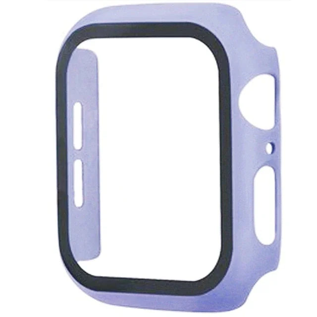 Glass+Cover For Apple Watch case 10 9 8 7 6 SE 5 iWatch Accessorie Screen Protector iWatch series 46mm 44mm 40mm 41 45mm 38 4