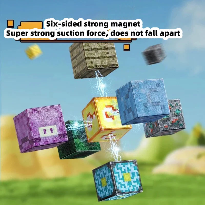 TNT Building Block Storage Box, Magnetic Building Blocks Toy, Building Block Set, Children's DIY Assembly Toy Building Blocks