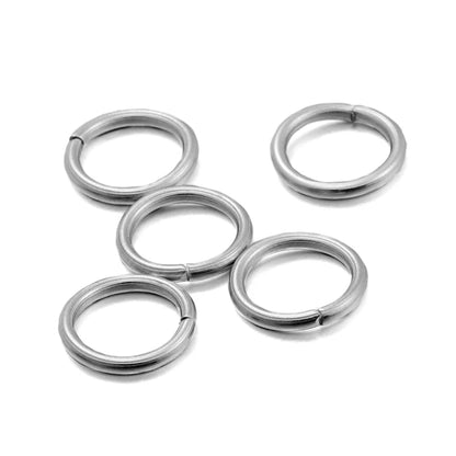 200Pcs Stainless Steel Open Jump Rings for Jewelry Making Supplies DIY Double Loops Split Rings Connectors For Jewelry Findin