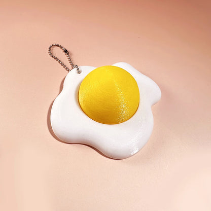 Calming Keychain Keys Finger Button Anti-stress Toys Strawberry Cake Ice Pizza Funny Decompression Gifts for Children Adults
