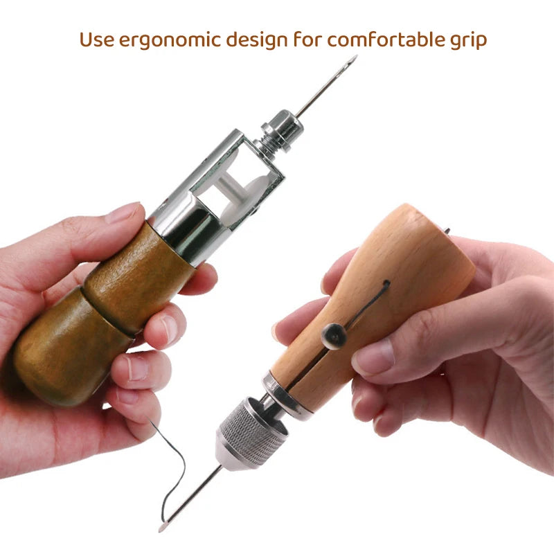 Sewing Tools, 8-Piece Leather Sewing Kit, Hand Sewing Tool Set, Leather Craft Repair, Quilting and Fabric Edge Stitching