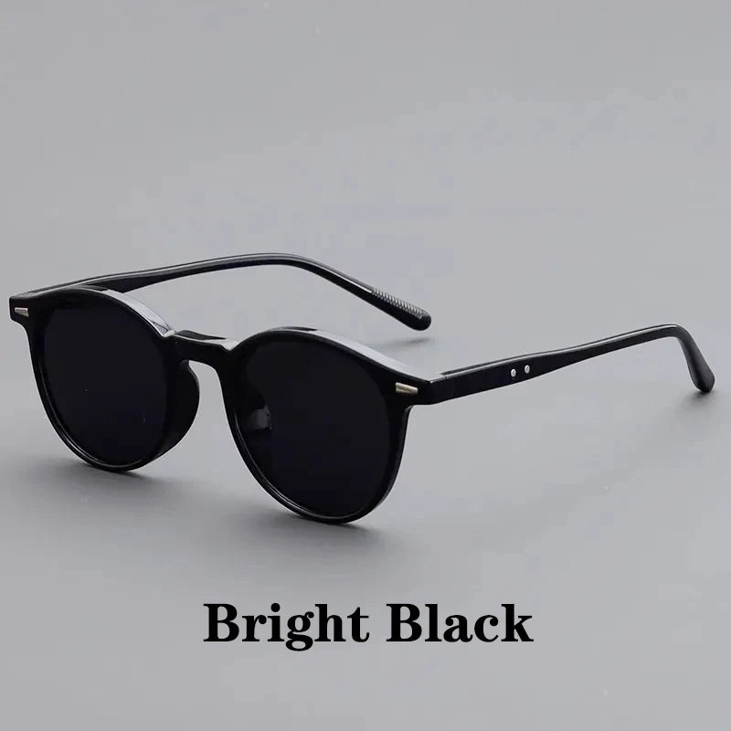 Vintage Round Sunglasses for Women Men Circular Sun Glasses Female Oval Eyewear Sunglasses for Male Female Eyeglasses - 2