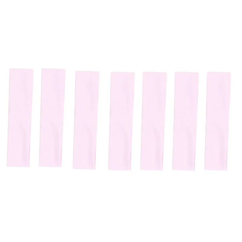 7PCS Elastic Sports Headbands For Women Stretchy Candy-Colored Hairbands Fashion Sweatbands For Fitness Yoga Running Cycling 