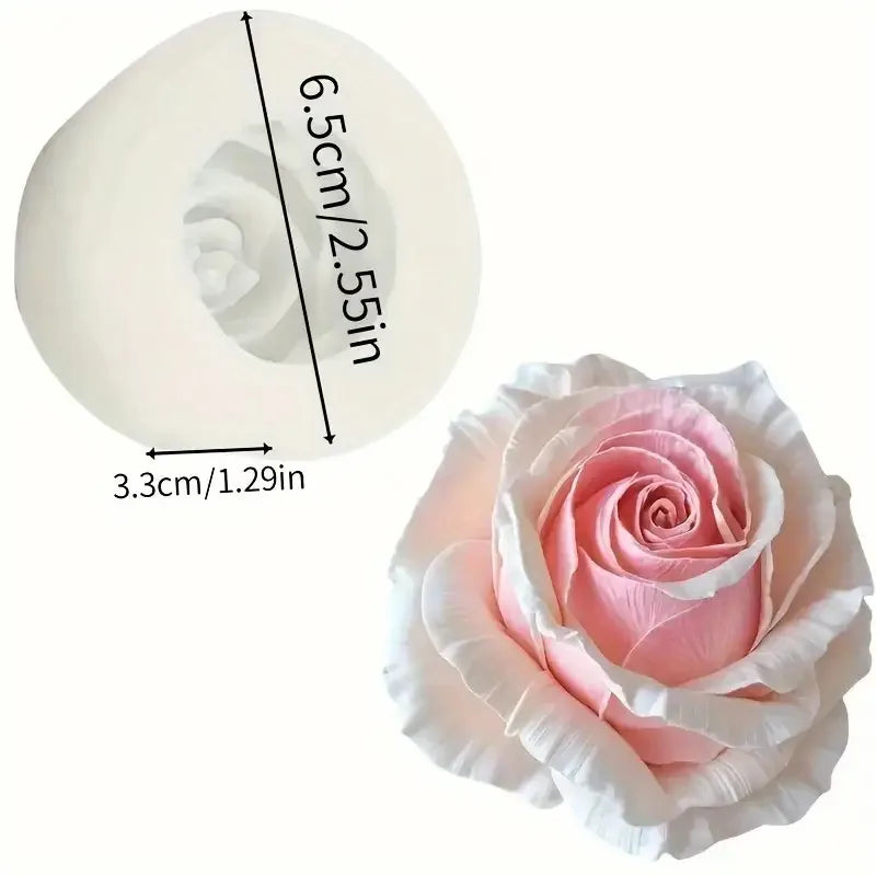 Lotus Flower Silicone Mold，For resin crafting - Suitable for candles、DIYCrafts、Valentine's Day、Mother's Day、Christmas Decorat