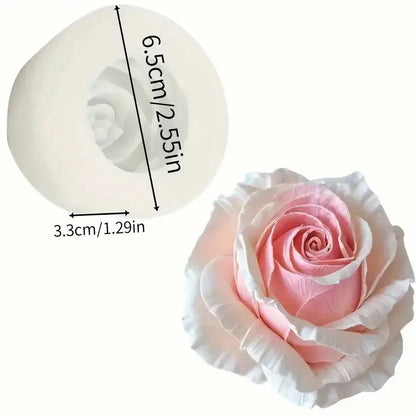 Lotus Flower Silicone Mold，For resin crafting - Suitable for candles、DIYCrafts、Valentine's Day、Mother's Day、Christmas Decorat