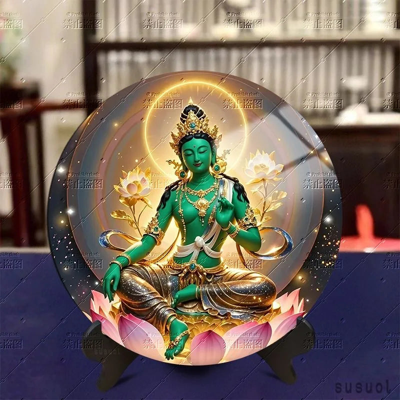 Buddhism supply buddhist tara Jambhala Mandala Mantra Scripture holy display altar family bless temple monk worship