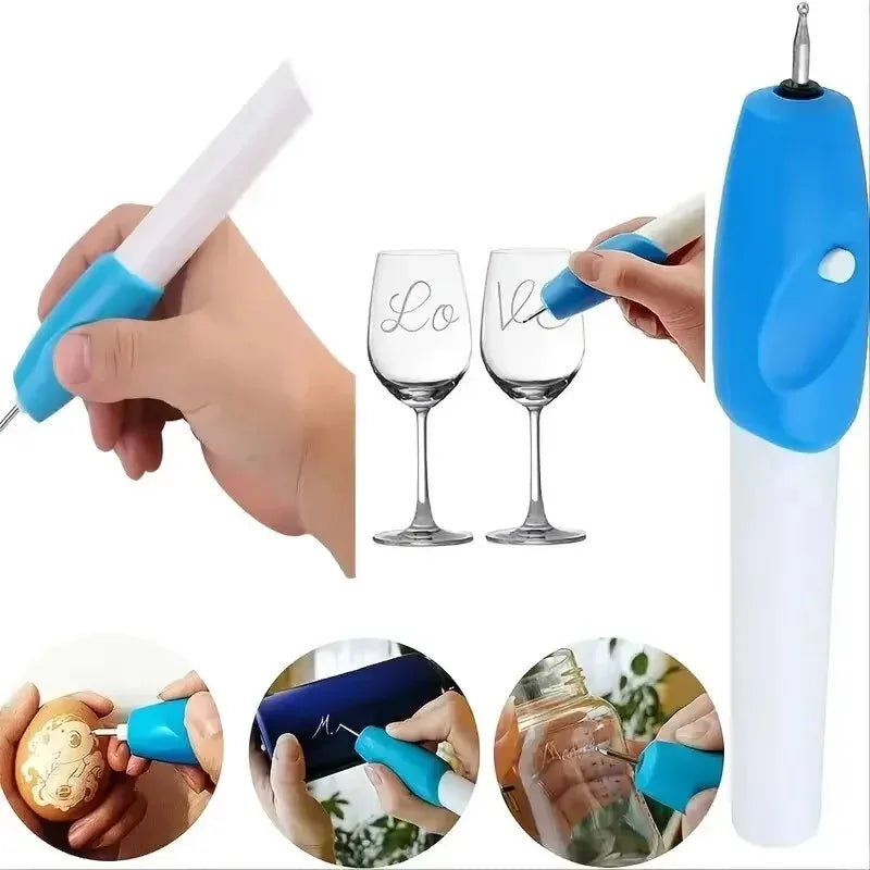Mini Wireless Engraving Pen Precision Electric Engraving Pen Name Writing Engraving Tool for Crafts and DIY