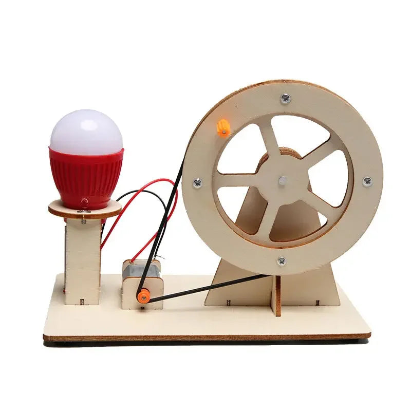 Hand-cranked Generator Student Science and Technology Children's Handmade Diy Material Random Color