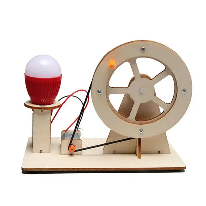 Hand-cranked Generator Student Science and Technology Children's Handmade Diy Material Random Color