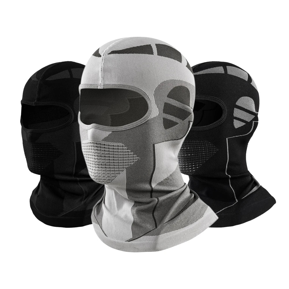 Unisex Winter Warm Balaclava Hat Elastic Breathable Cycling Full Face Mask Outdoor Running Skiing Mask Motorcycle Helmet Inne