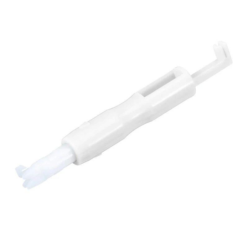 Sewing Needle Inserter Automatic Needle Threader Bodkin Threading Tool For Sewing Machine Holds Firmly Blue White - White