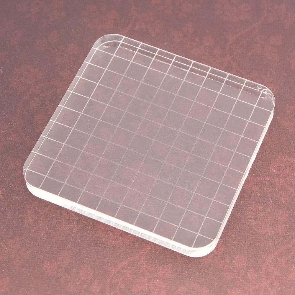 Clear Acrylic Stamp Block Use Clear Cling Mounted Rubber Stamp DIY Scrapbooking Clear Photo Album Decorative Handmade Tools