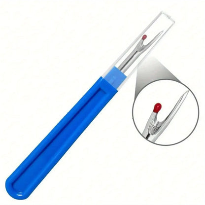 5 Pieces of Blue Sewing Tear Machine Kit, Including Thread Tear Machine, Suture Tear Machine, and Scissors for Removing Stitc