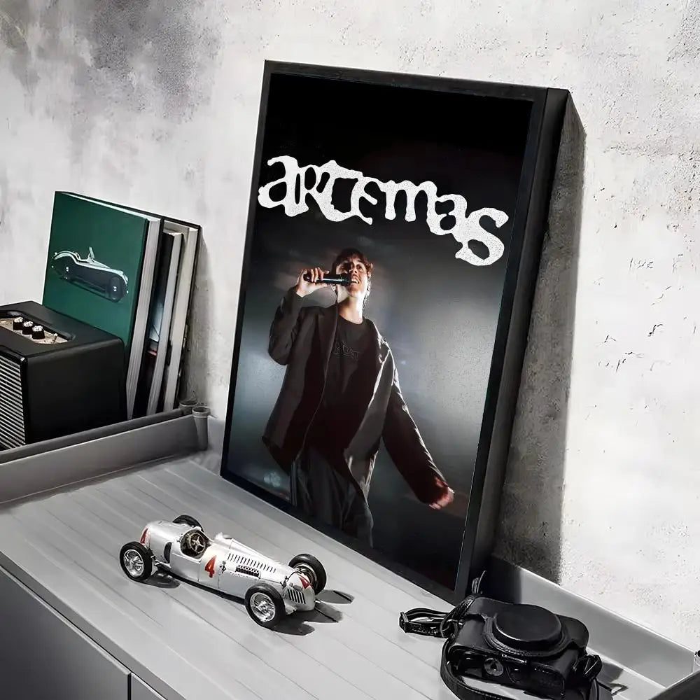 Singer A-Artemas Album Cover Poster Decorative Wall Art Stickers Mural Photo Print for Home Living Room Hallway Decor