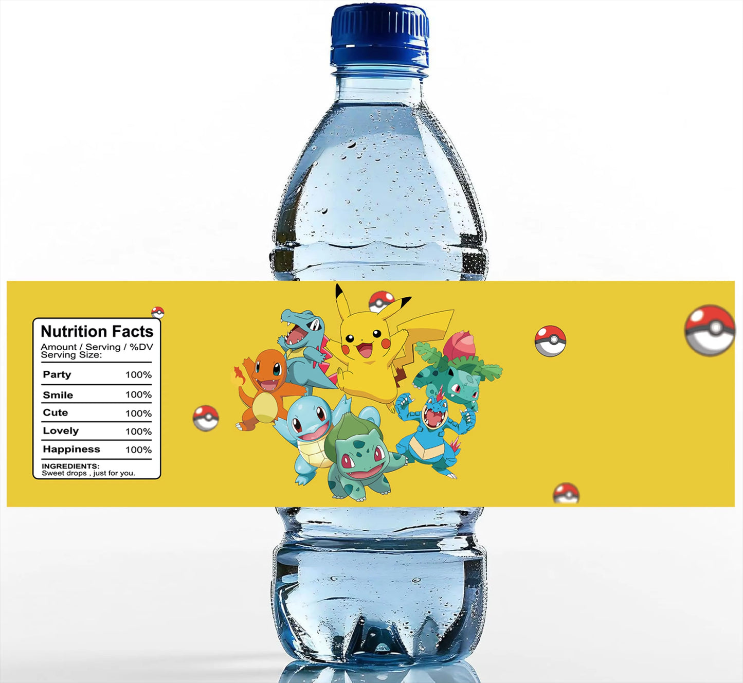 PokeMons Theme Party Favors Slap Bracelets Stickers Balloons Party Gifts Goodie Bag Stuffers Fillers Birthday Party Decoratio
