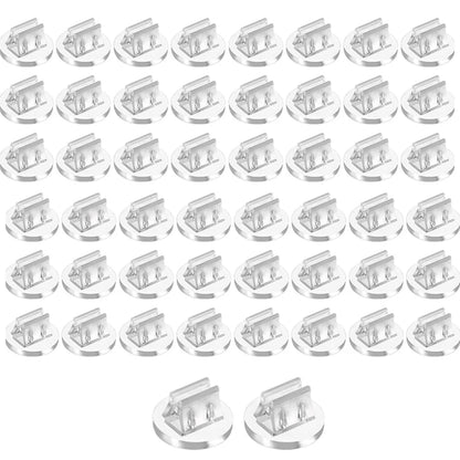 10/20/50Pcs Mini Card Stands Plastic Place Card Holders Paper Miniature Bases Board Clips for Game Wedding Party Price Tags -