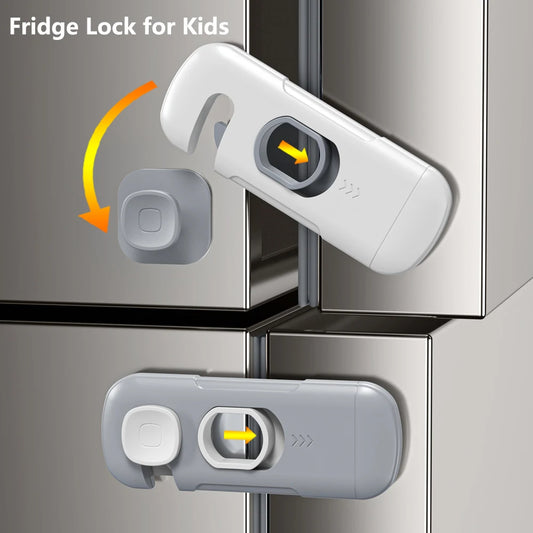 1/2/3/5pcs Child Safety Cabinet Lock Security Protection Home Refrigerator Safety Buckle Baby Anti-Pinch Hand Drawer Door Loc