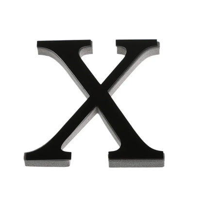 26 Letters DIY 3D Mirror Acrylic Wall Sticker Ornaments Black English Alphabet Decals Home Decor Wall Art Mural Party Decorat