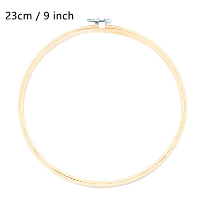 8/10/13/15/18/30cm Embroidery Hoop DIY Needlecraft Cross Stitch Machine Bamboo Frame Ring Round Loop Hand Household Sewing To