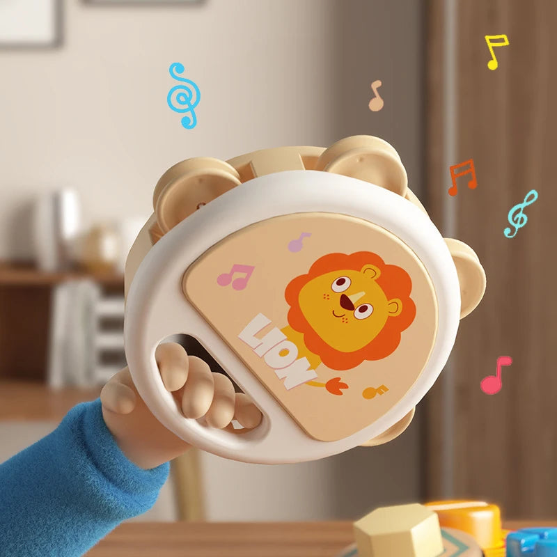 Baby Musical Instruments Drum Toys Montessori Learning Toys for Toddlers 1-3 Baby Early Hand Development Interactive Music To