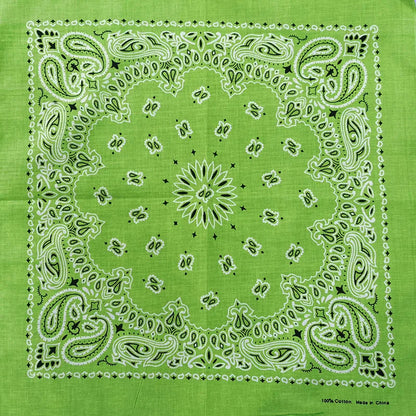 New Fashion Hip Hop 100% Cotton Bandana Square Scarf 55cm*55cm Black Red Paisley Headband Printed For Women/Men/Boys/Girls - 