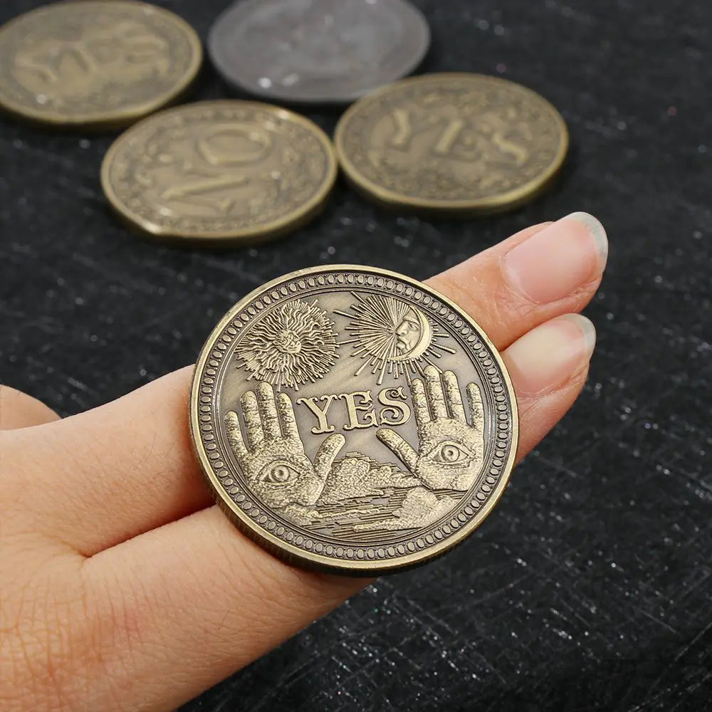 1PC Bronze Yes No Commemorative Coin Collection Gift Souvenir Souvenir Art Metal Antiqu Lovers Craft Gift