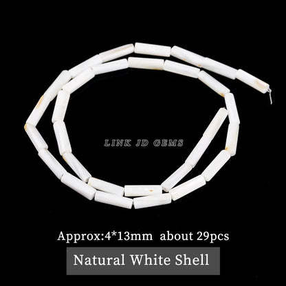 Natural Shell Beads Irregular Shape Smooth Beads Loose Spacer Bead For Jewelry Making Diy Earrings Necklace Accessory Finding
